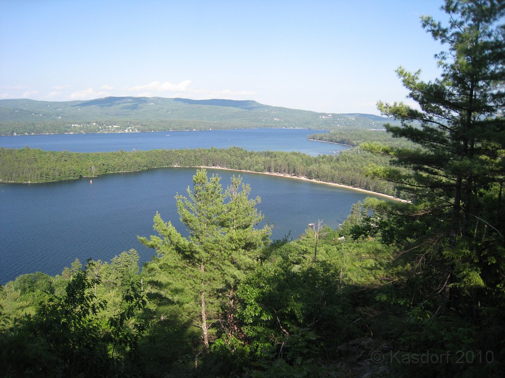 Elwell Trail NH 2010 120.jpg - Great views of Newfound Lake from the top of Big Sugarloaf.